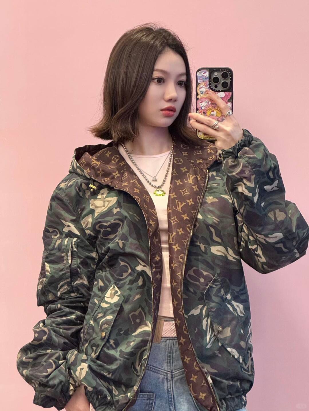 1ou 25fw printed jacket