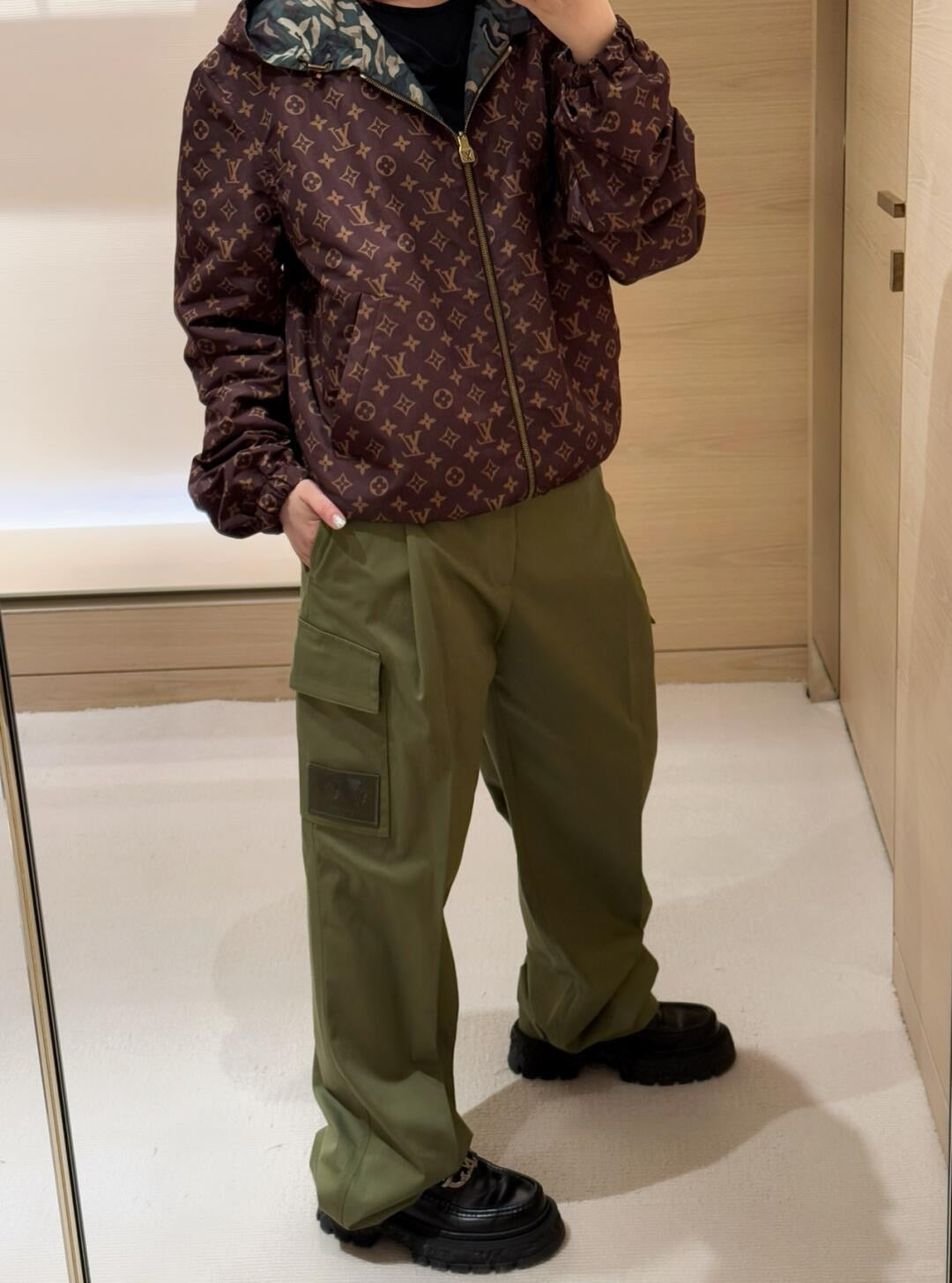 1ou 25fw printed jacket