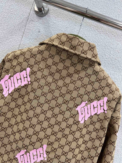 Guc 25fw jacquard jacket