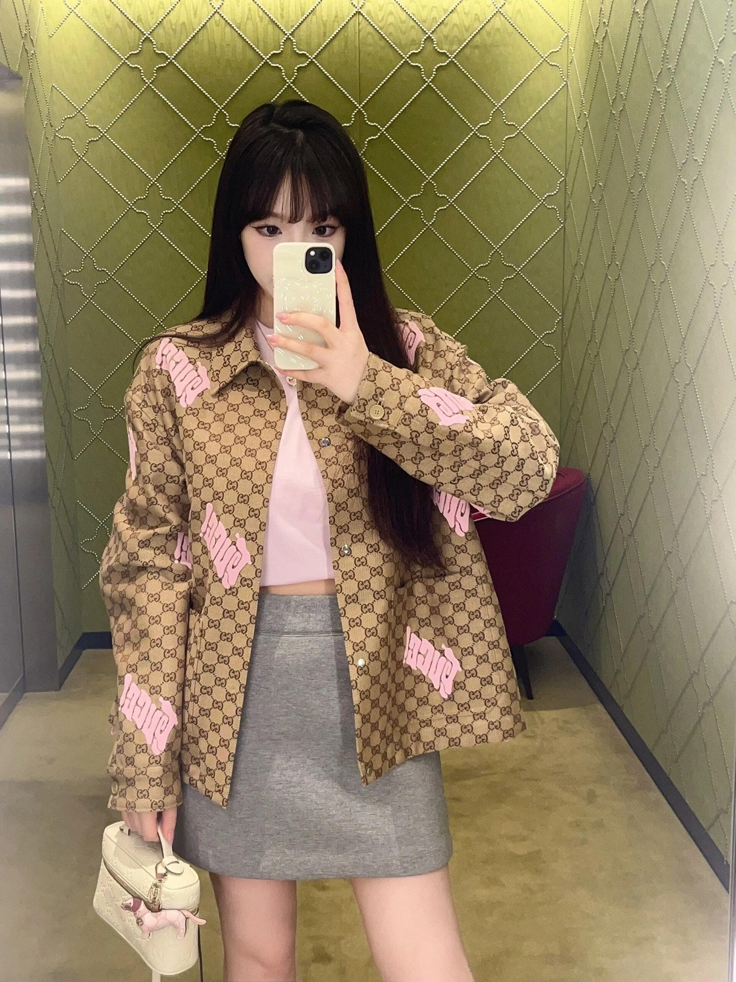 Guc 25fw jacquard jacket