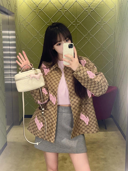 Guc 25fw jacquard jacket