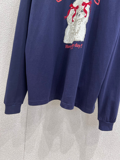 Gan 25fw Printed Long Sleeve