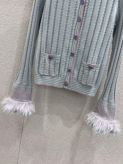 Chan 25fw knitted cardigan
