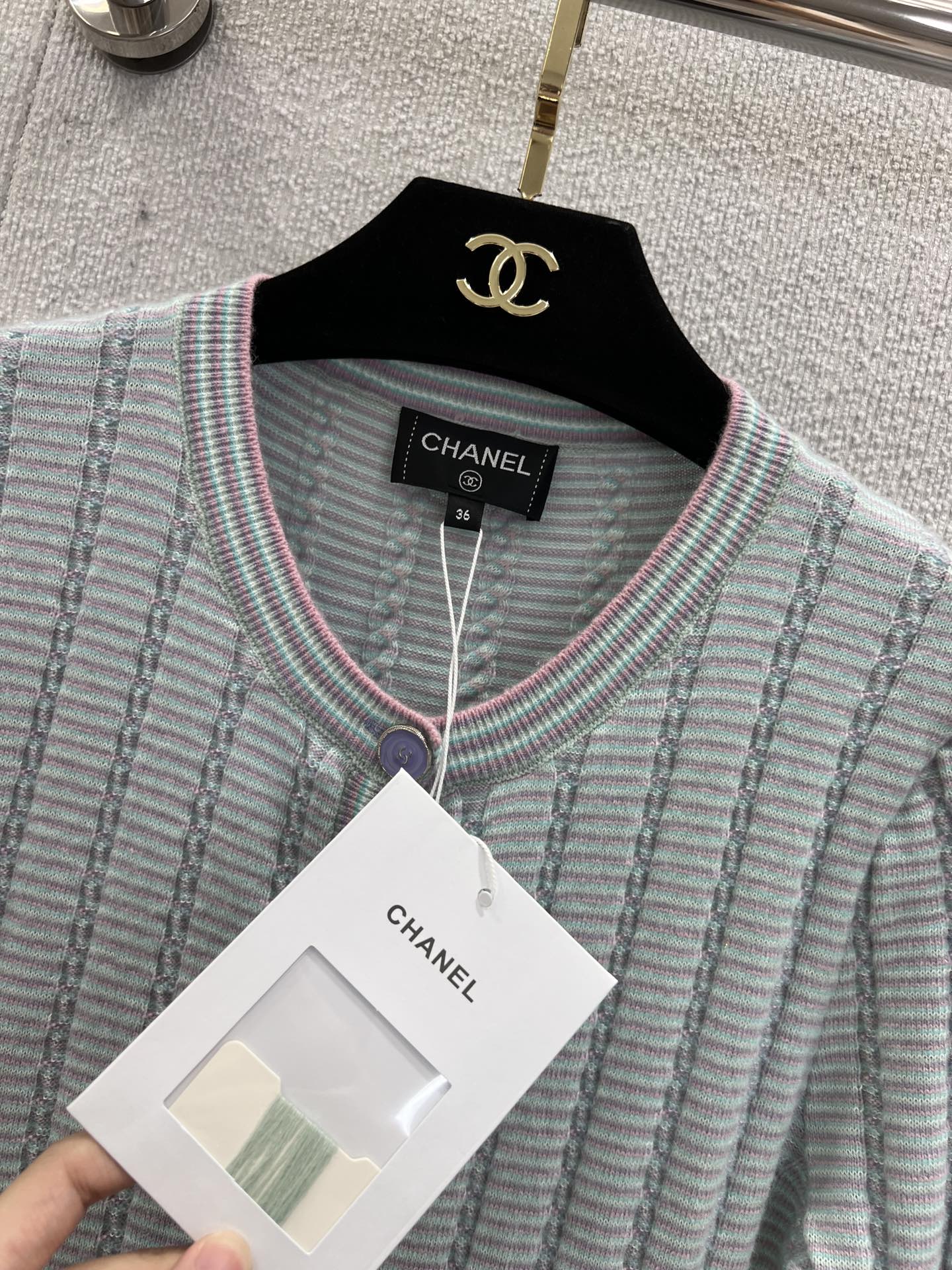 Chan 25fw knitted cardigan