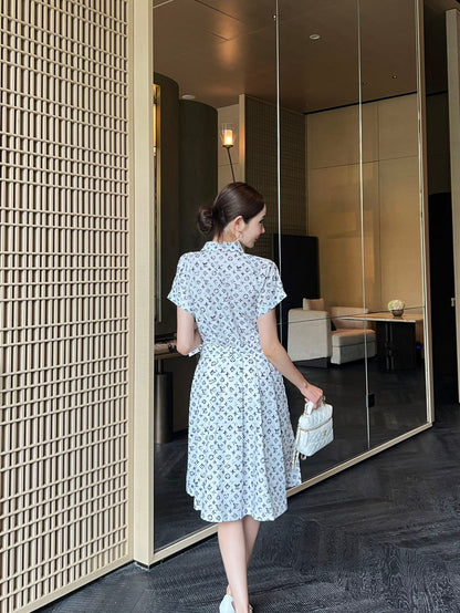 1ou 25ss printed Dress