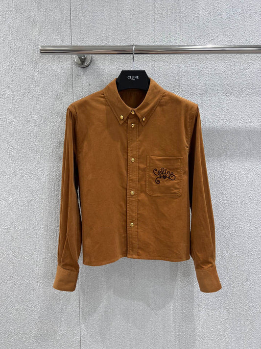 Cel 25fw Embroidered Shirt