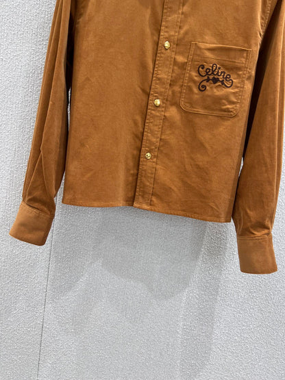 Cel 25fw Embroidered Shirt