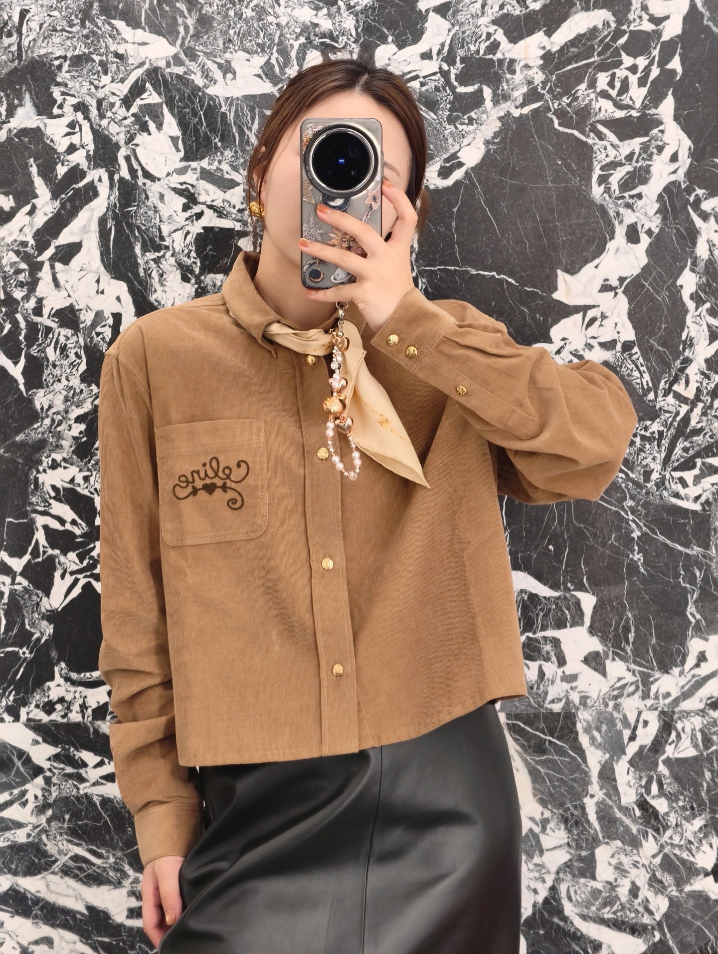 Cel 25fw Embroidered Shirt