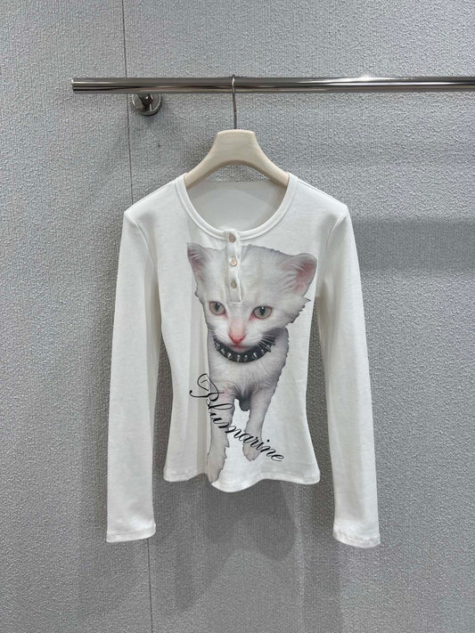 Blu 25fw Printed Long Sleeve