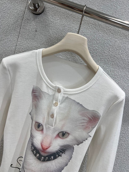 Blu 25fw Printed Long Sleeve
