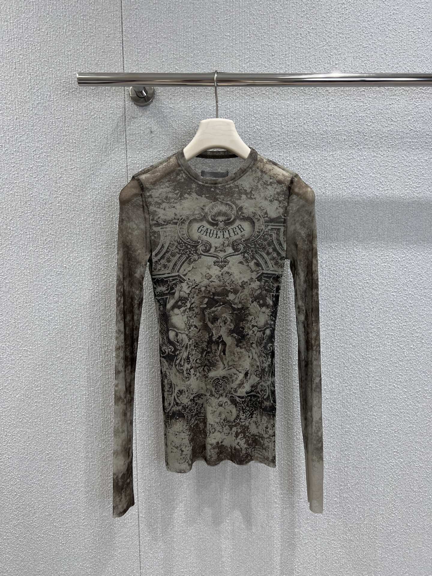 Jpg 25fw printed long-sleeved T-shirt