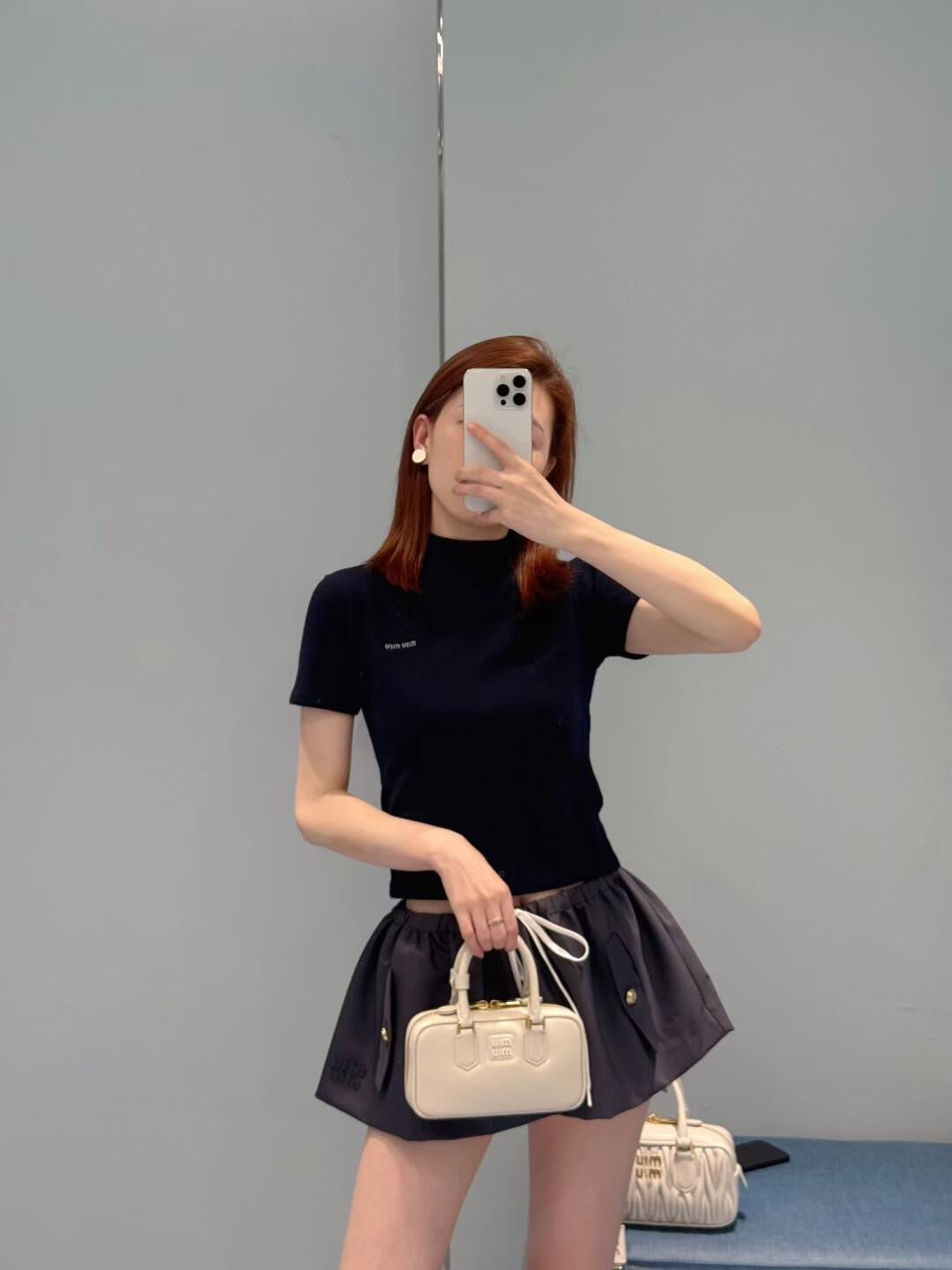 Miu 25fw cashmere top