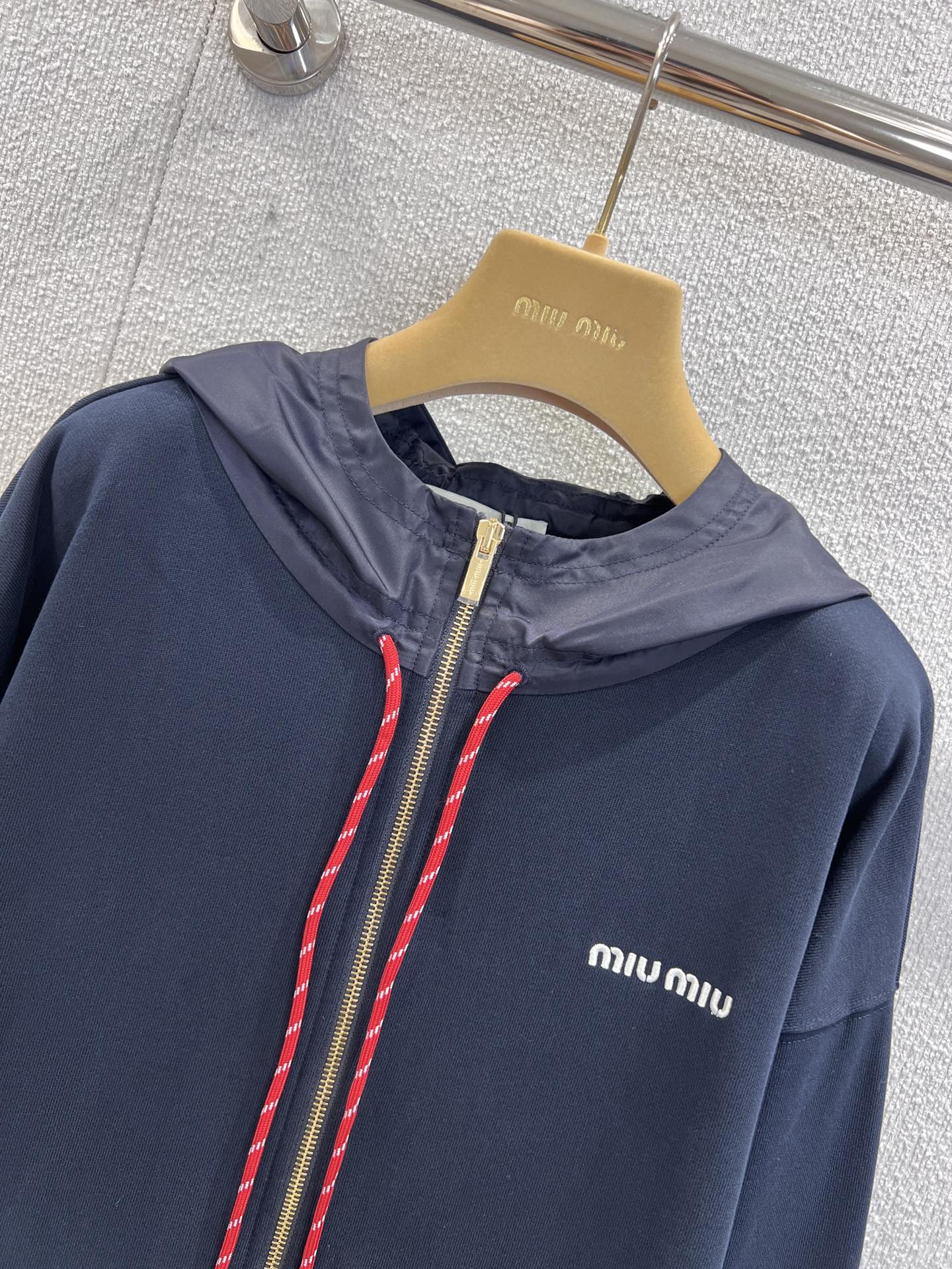 Miu 25ss drawstring jacket