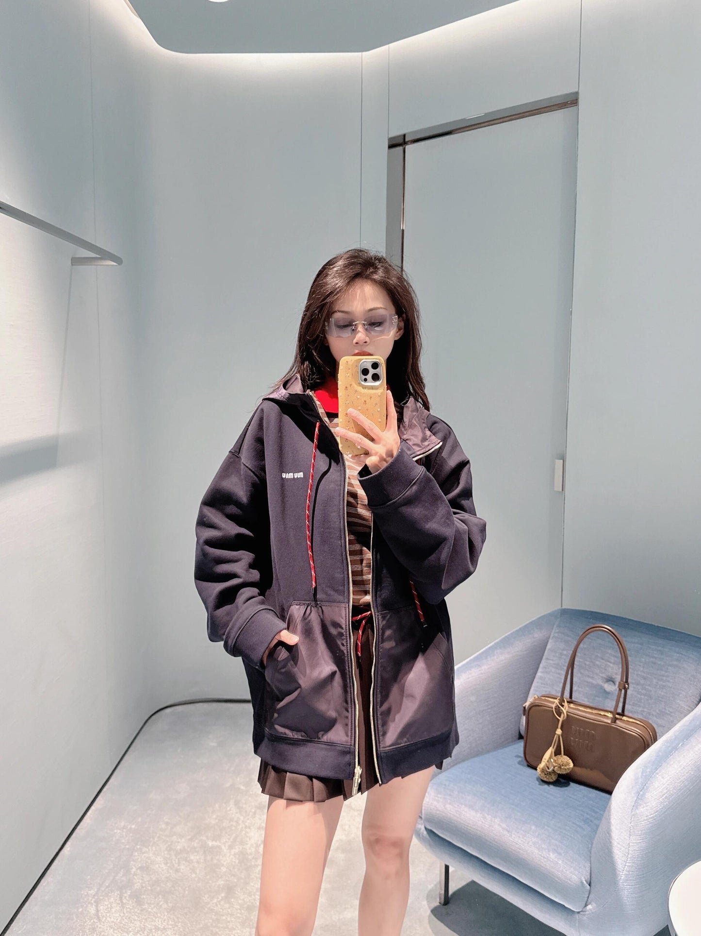 Miu 25ss drawstring jacket