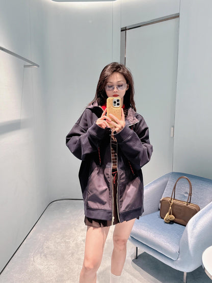 Miu 25ss drawstring jacket