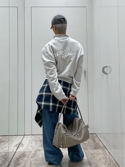 Acn 25fw Embroidered Jacket