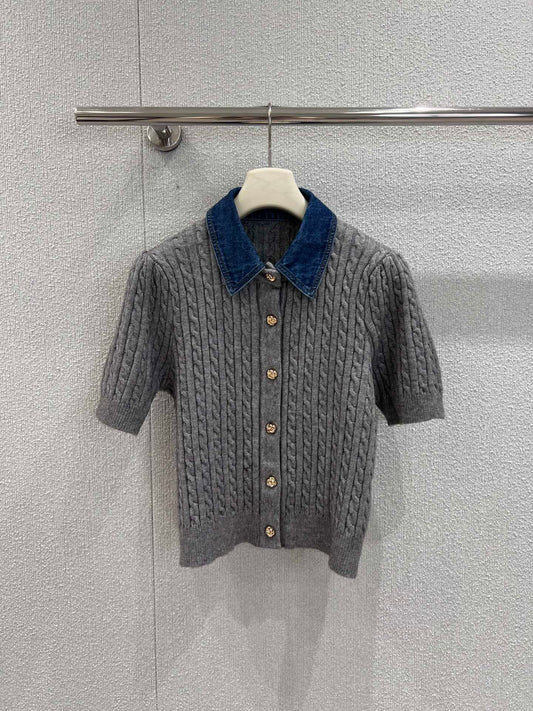 San 25fw knitted top