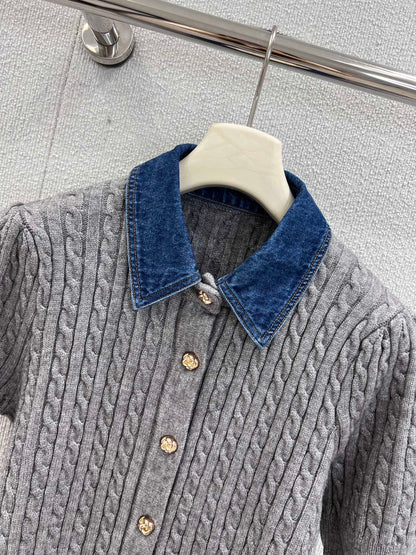 San 25fw knitted top
