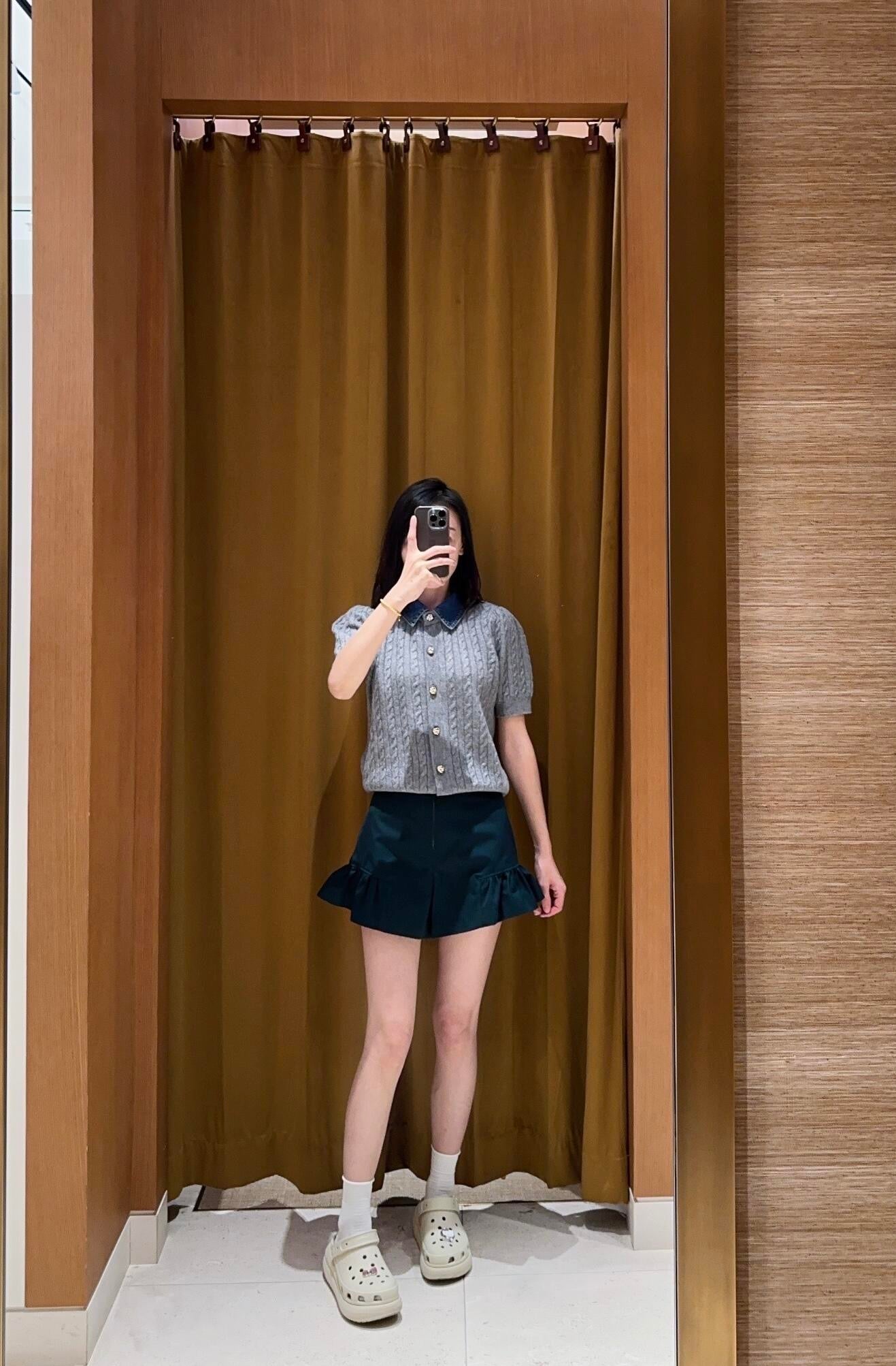 San 25fw knitted top