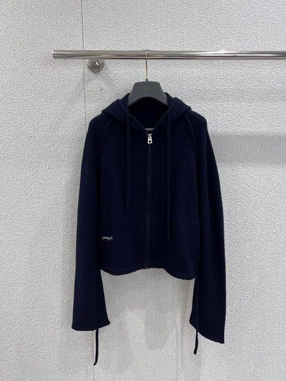 CD 25fw Zipper Knitted Cardigan