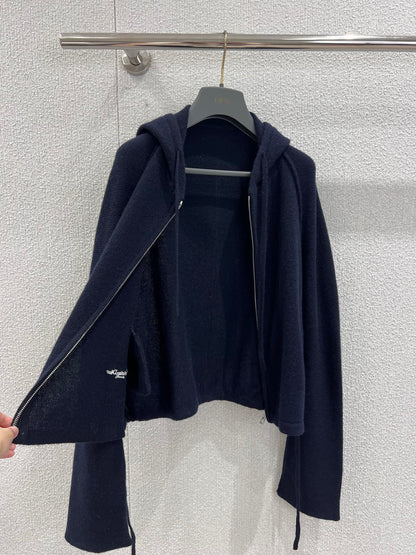 CD 25fw Zipper Knitted Cardigan