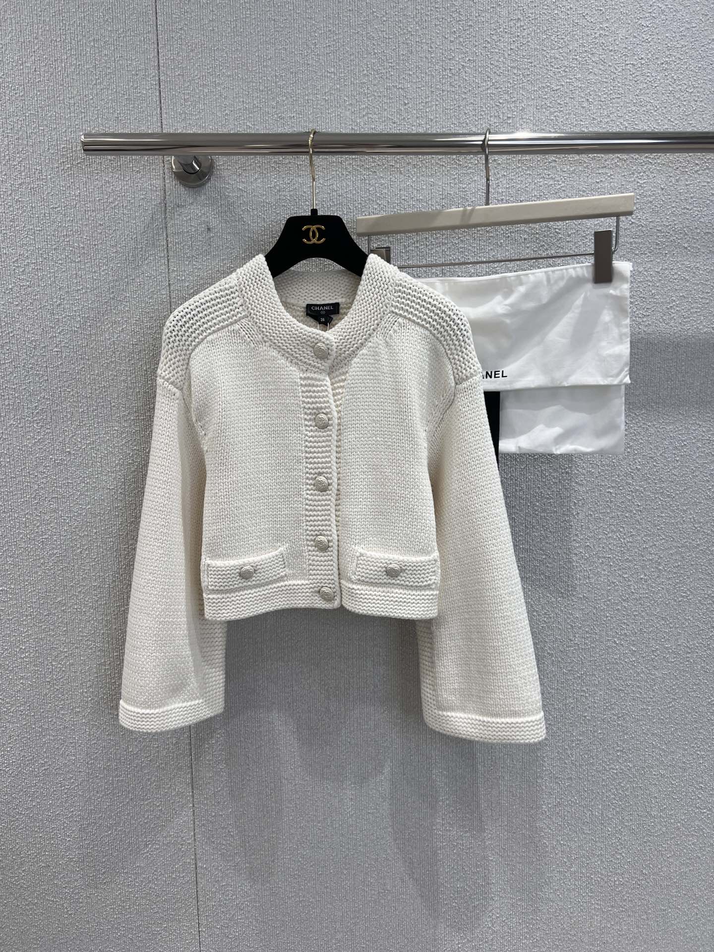 Chan 25fw Knitted Cardigan
