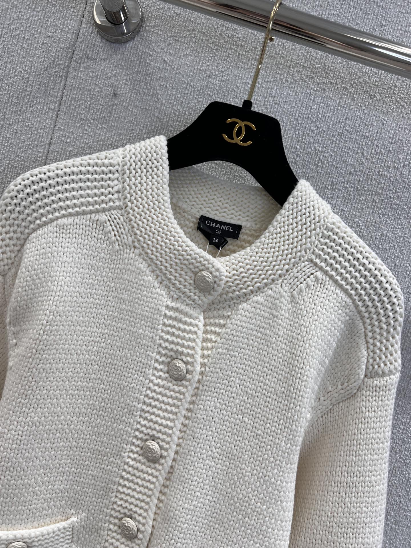 Chan 25fw Knitted Cardigan