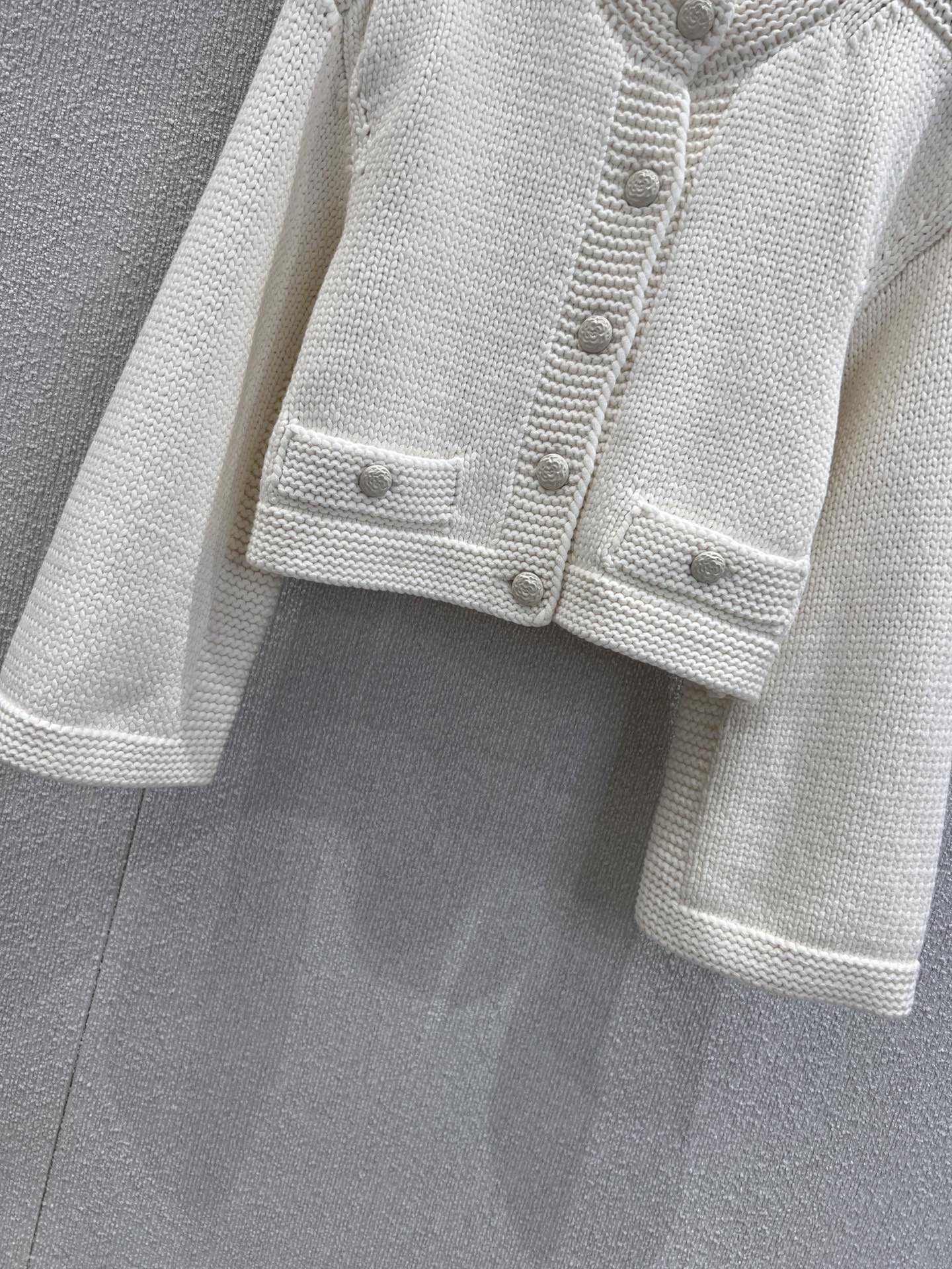 Chan 25fw Knitted Cardigan