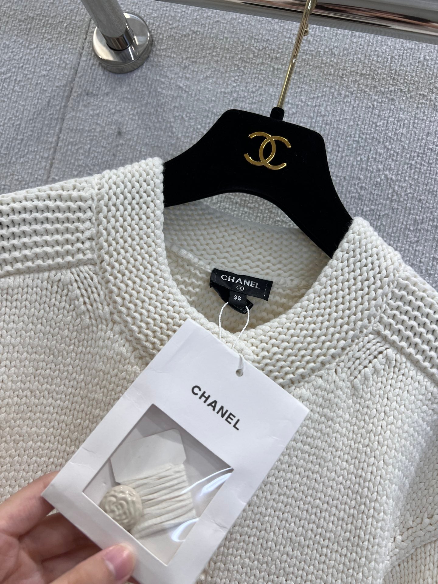 Chan 25fw Knitted Cardigan