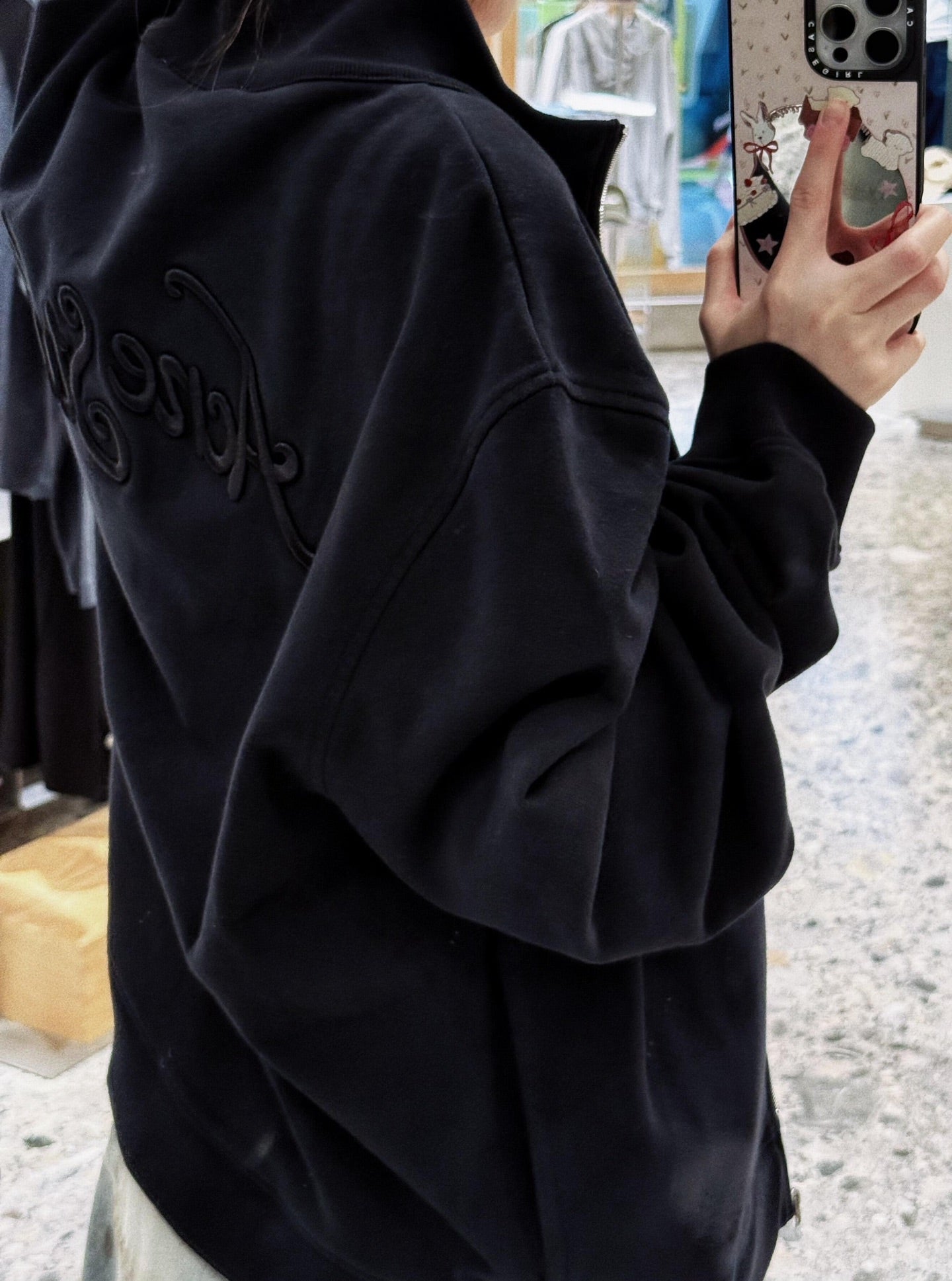Acn 25fw embroidered jacket