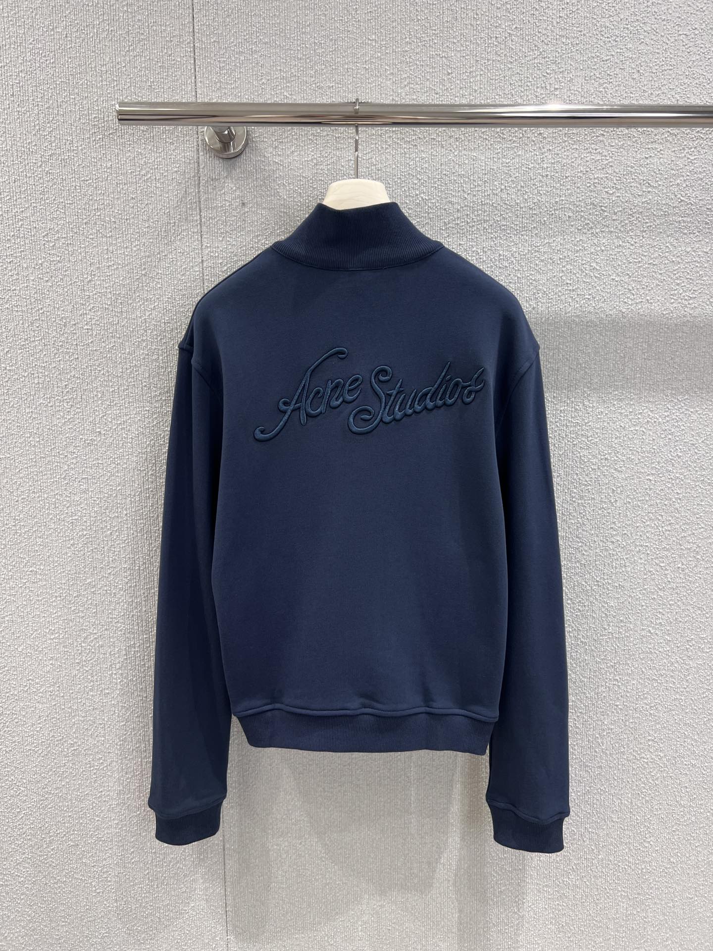 Acn 25fw embroidered jacket