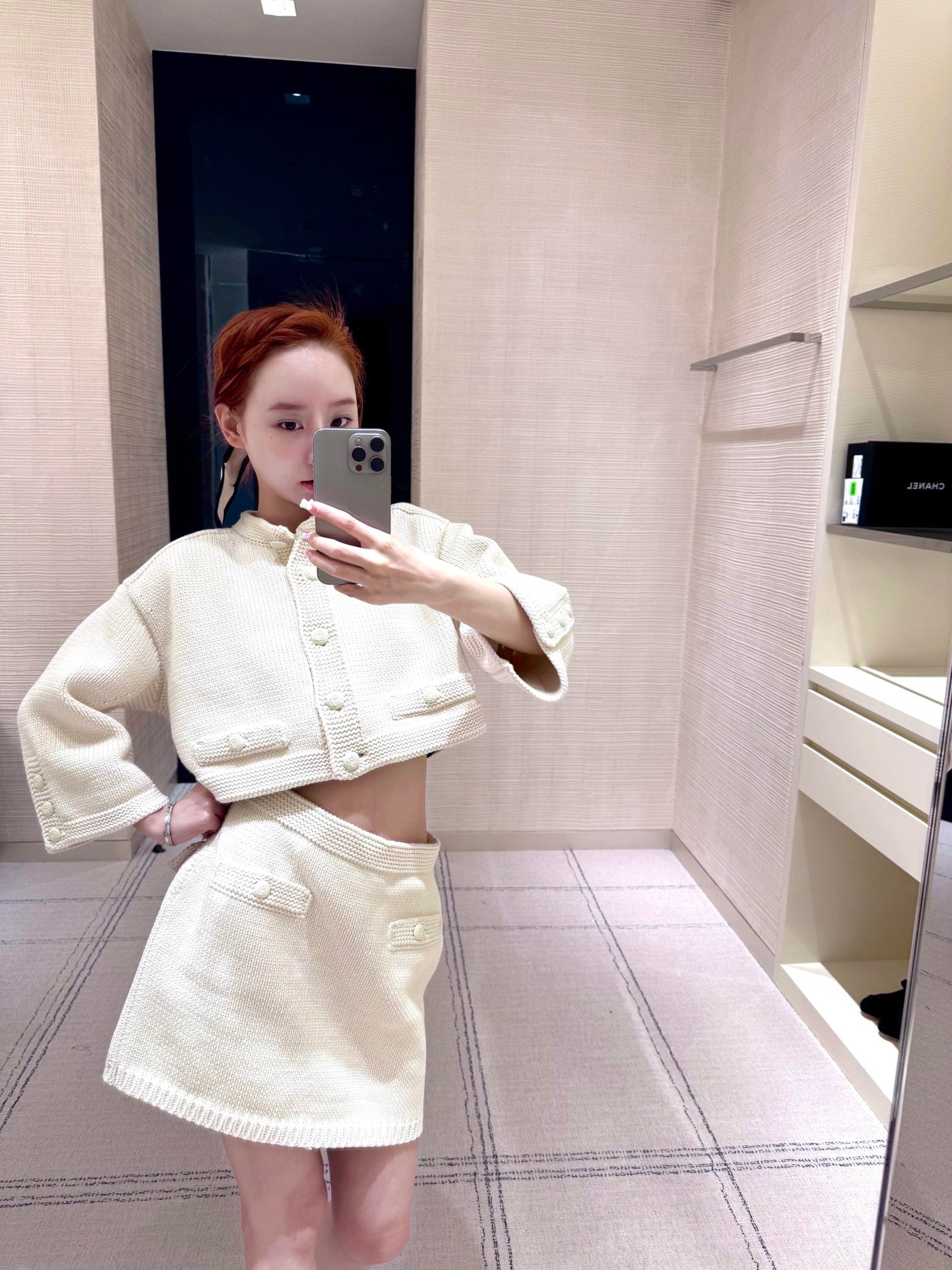 Chan 25fw Knitted Cardigan