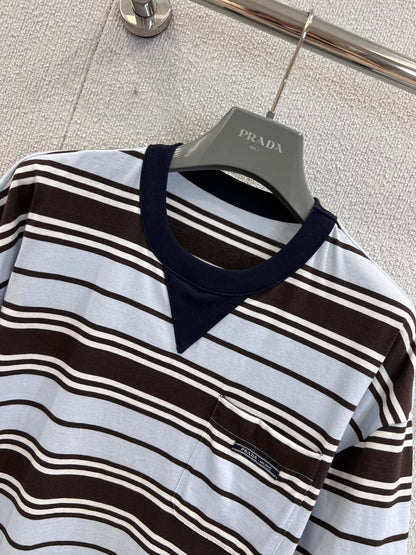 Pra 25ss Striped T-Shirt