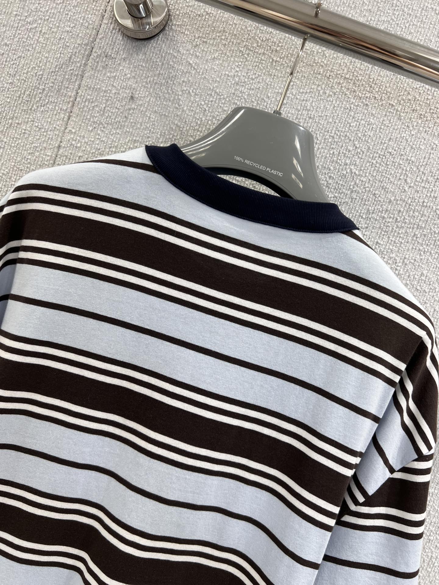 Pra 25ss Striped T-Shirt