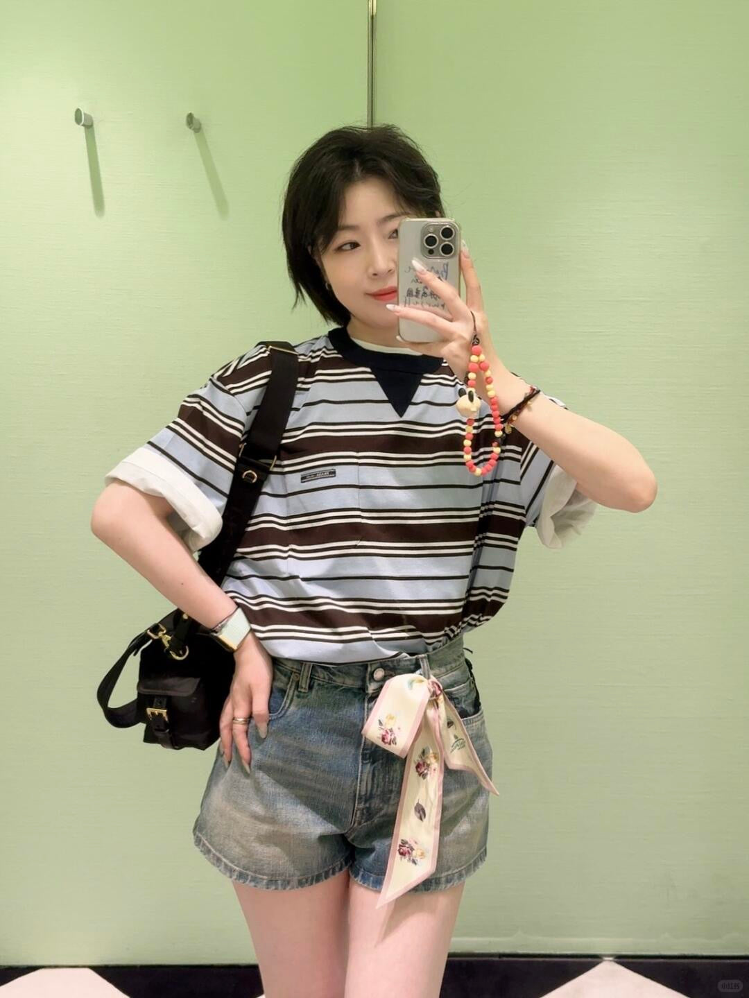 Pra 25ss Striped T-Shirt
