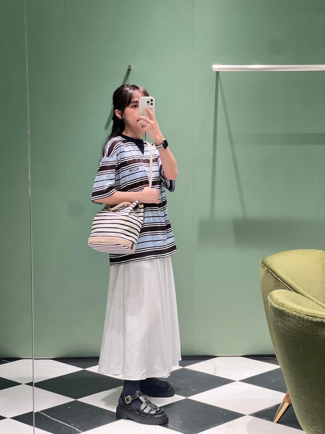 Pra 25ss Striped T-Shirt