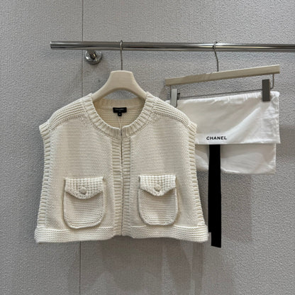Chan 25fw knitted vest