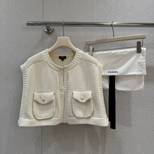 Chan 25fw knitted vest