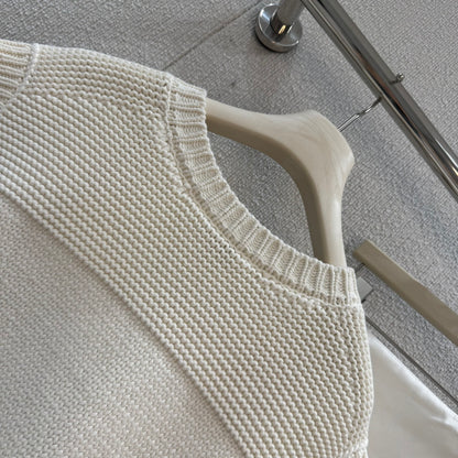Chan 25fw knitted vest