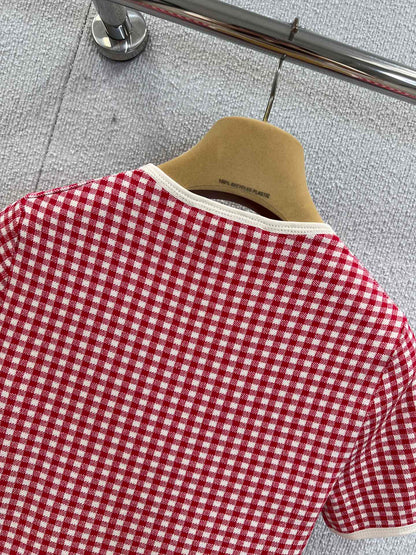 Miu 25ss Knitted t-shirt