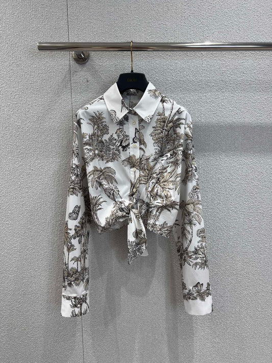 CD 25fw printed shirt