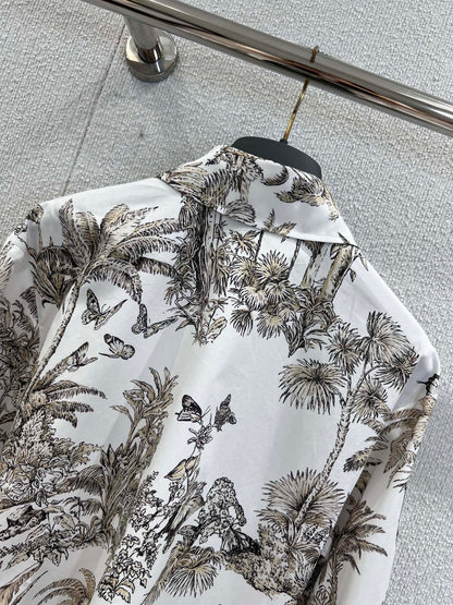 CD 25fw printed shirt