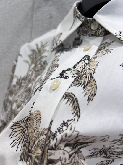 CD 25fw printed shirt