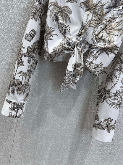 CD 25fw printed shirt