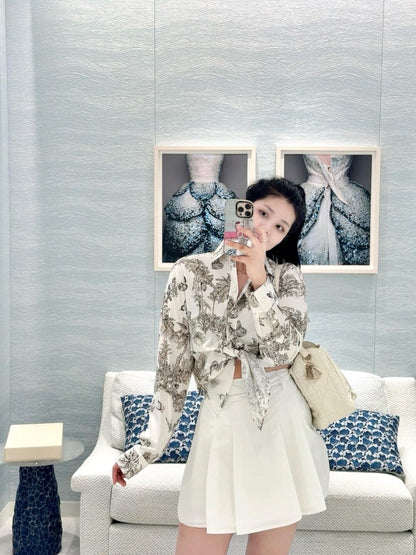 CD 25fw printed shirt