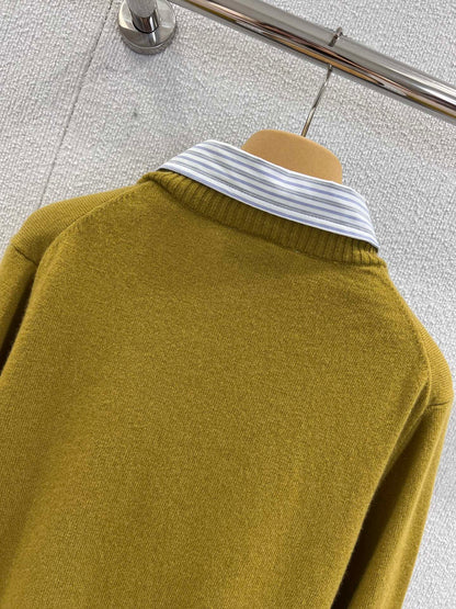 Miu 25fw knitted cardigan