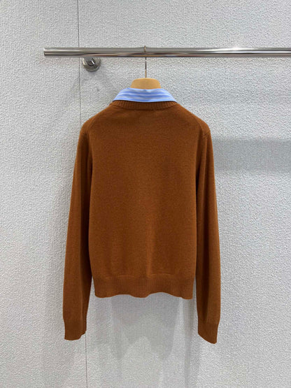 Miu 25fw knitted cardigan