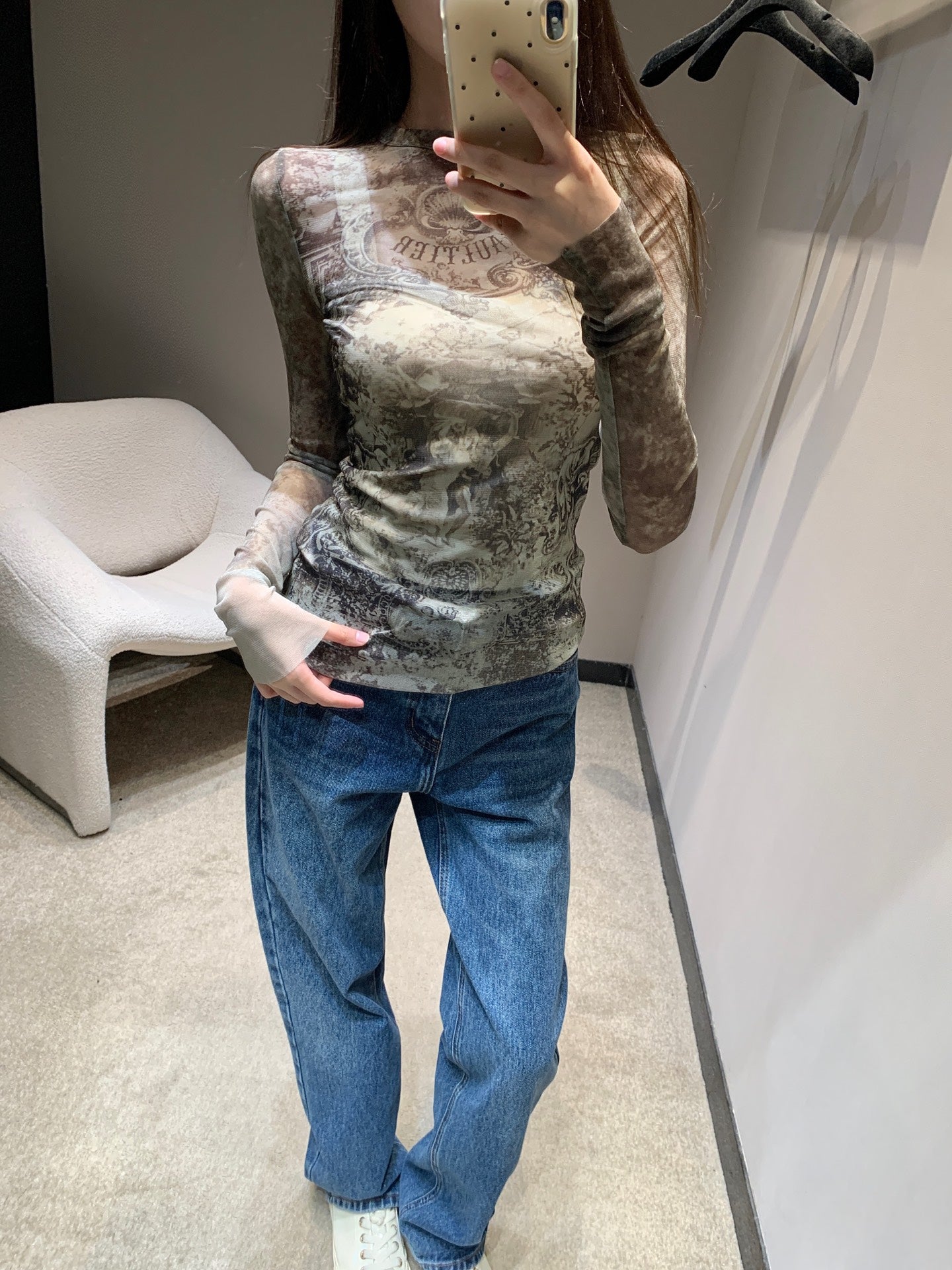 Gaul 25fw printed T-shirt