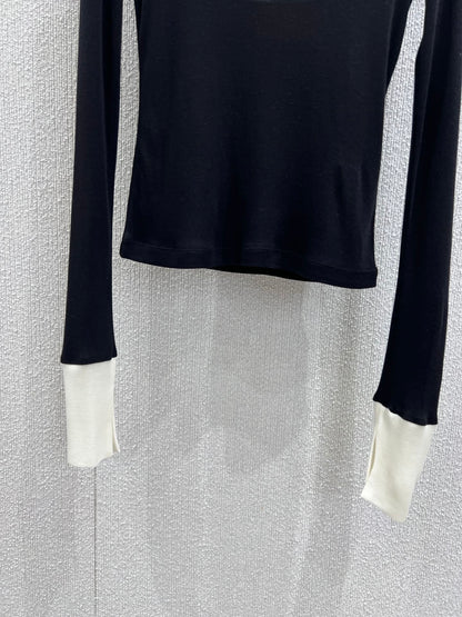 Miu 25fw long-sleeved T-shirt