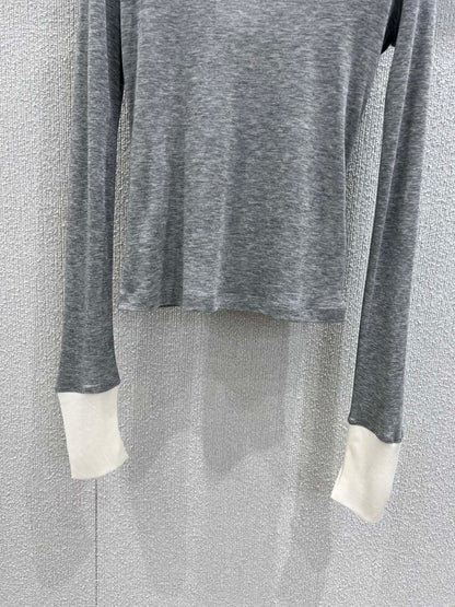 Miu 25fw long-sleeved T-shirt